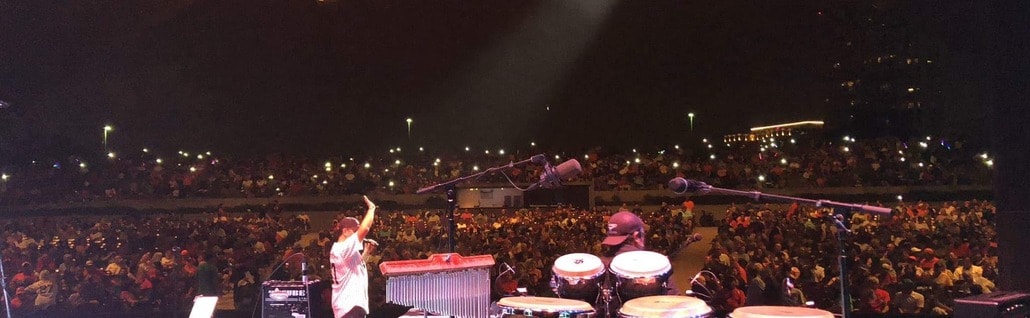 View from the stage